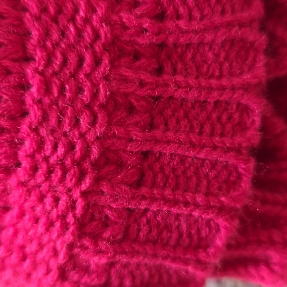 SONOMA BRAND WOMEN'S PINK COLD WEATHER ACCESS "LADDER STITCH" FLIP TOP MITTENS - Picture 6 of 11